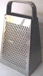 A cheese grater