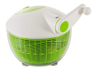 Use a salad spinner to dry the French fries