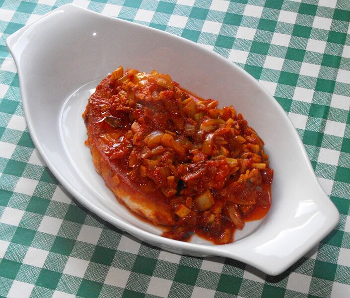 File:Pesce spada in salsa di pomodoro recipe.jpg