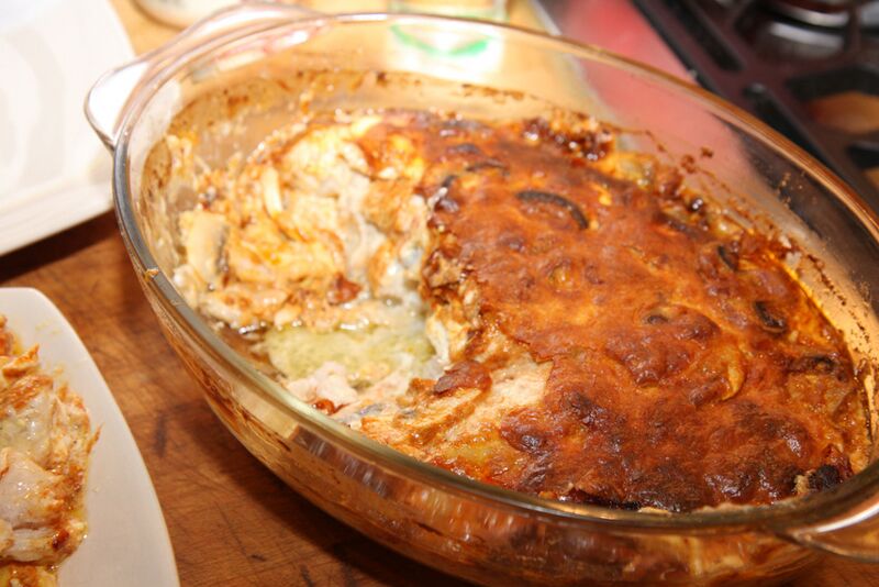 File:Halibut with yoghurt baked.jpg
