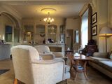 the comfortable reception area, a great place to finish the crossword