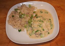 Pork fillet with cream and cider
