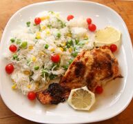 Easy oven-baked salmon