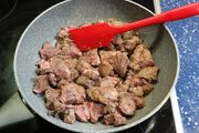 Ox cheek fried off