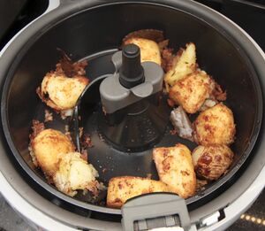 Air fried roast potatoes