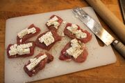 Covered with dried oregano and black pepper