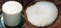 Home-made Caerphilly cheese