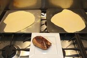 Duck breast seared