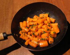 Orange glazed carrots
