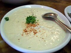 Tahini and yogurt dip