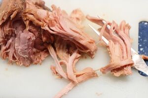 Perfectly cooked in 1 hour, tender and juicy and carved with a spoon!
