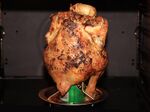 Thumbnail for File:Beer can chicken roaster done.jpg
