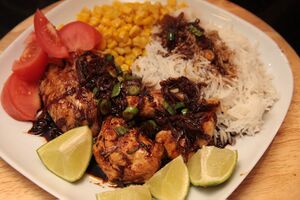 Fried Chicken in Sweet Butter Sauce